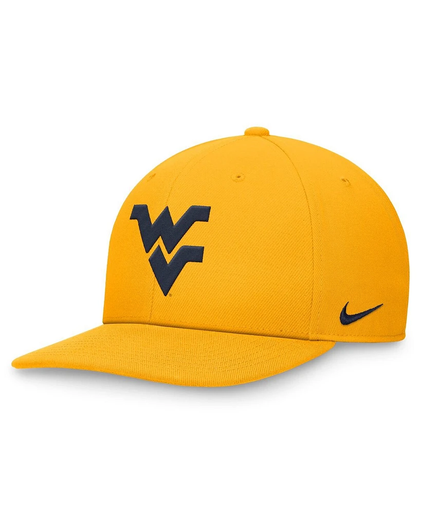 Nike Men's Gold West Virginia Mountaineers On-Field Pro Bill Snapback Hat