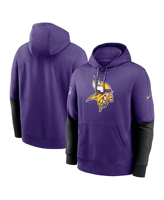 Nike Men's Purple Minnesota Vikings 2024 Sideline Club Pullover Hoodie