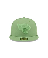 New Era Men's Green Jacksonville Jaguars Color Pack 59FIFTY Fitted Hat