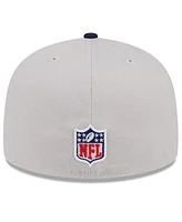 New Era Men's Stone/Navy Dallas Cowboys 2024 Sideline Historic 59FIFTY Fitted Hat