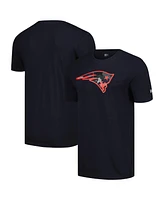 New Era Men's Navy England Patriots Camo Logo T-Shirt