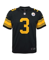 Nike Big Boys and Girls Russell Wilson Black Pittsburgh Steelers Alternate Player Game Jersey