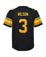 Nike Big Boys and Girls Russell Wilson Black Pittsburgh Steelers Alternate Player Game Jersey