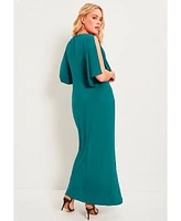 June + Vie Women's Twist-Front Dress