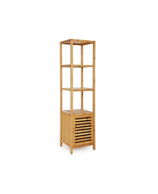 Slickblue Wicker Floor Cabinet – Elegant and Functional Storage for Any Room