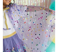 Sweet Wink Girls Lavender Confetti Cape