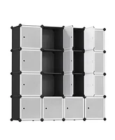 Slickblue Set of 9 Plastic Storage Cubes for Easy Organization and Space Efficiency