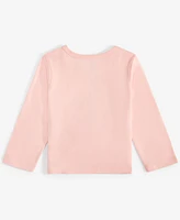 First Impressions Baby Girls Delicate Stamps Graphic Long-Sleeve T-Shirt, Created for Macy's