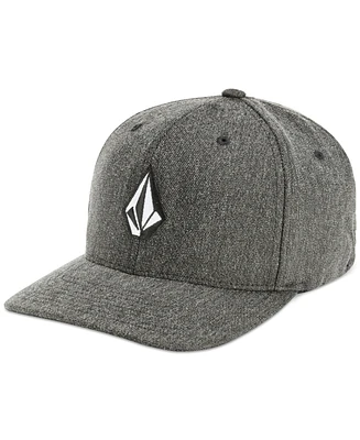 Volcom Men's Flex-Fit Heathered Logo Hat