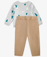 First Impressions Baby Boys Intarsia Sweater & Cargo Pants, 2 Piece Set, Created for Macy's