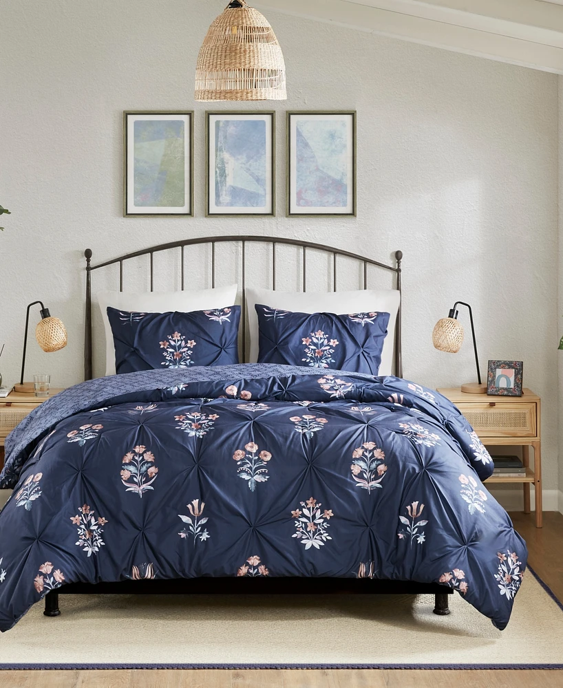 Madison Park Marfa Pintuck 3-Pc. Duvet Cover Set, King/California King