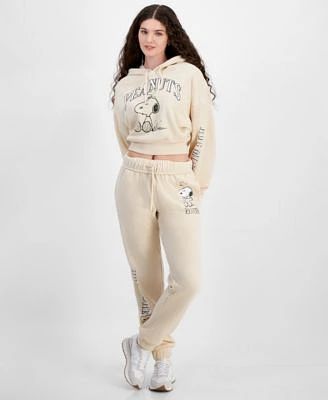 Tai Apparel Juniors Peanuts Graphic Hoodie Joggers