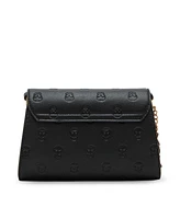 Betsey Johnson Skullicious Turn Lock Flap Crossbody Bag