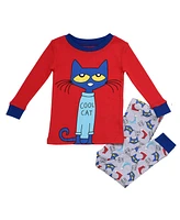 Rashti & Pete the Cat Toddler Boys Snug Fit 2-Piece Pajama Set