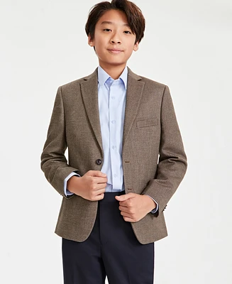 Michael Kors Big Boys Weave Stretch Suit Jacket