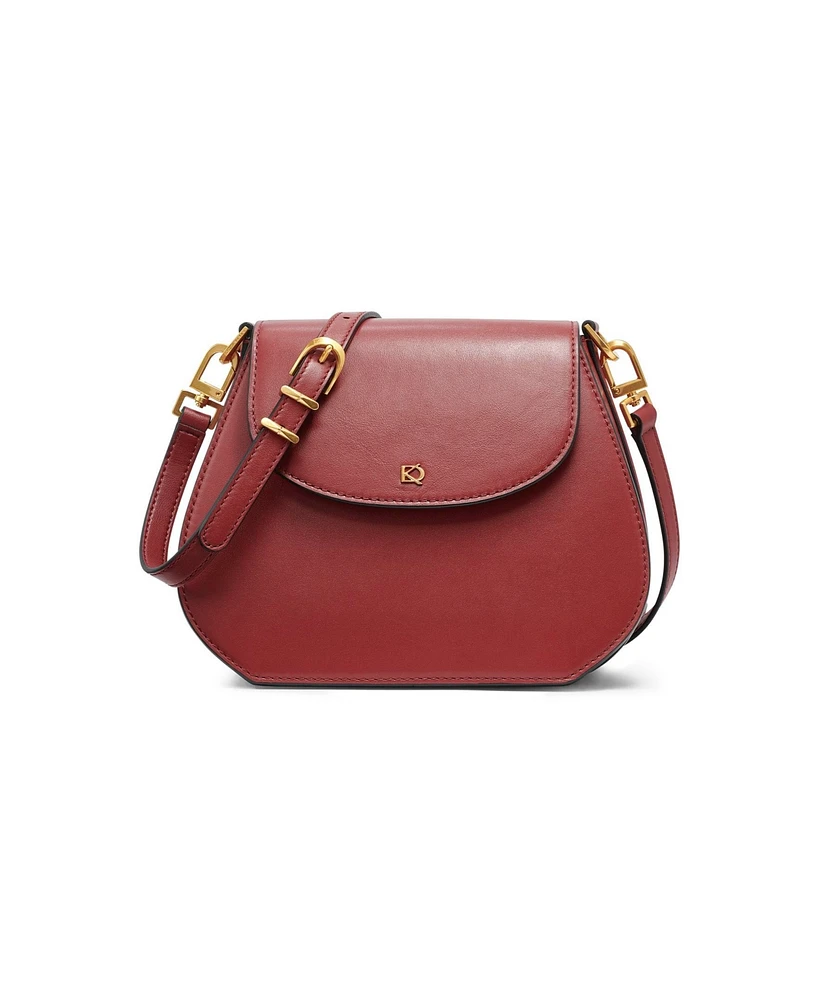 Donna Karan Bellerose Leather Flap Crossbody Bag