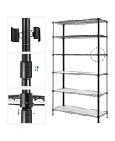 6-Tier Storage Shelves Spacious and Versatile Organizer for Home or Office