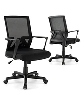 Sugift Ergonomic Desk Chair with Lumbar Support and Rocking Function