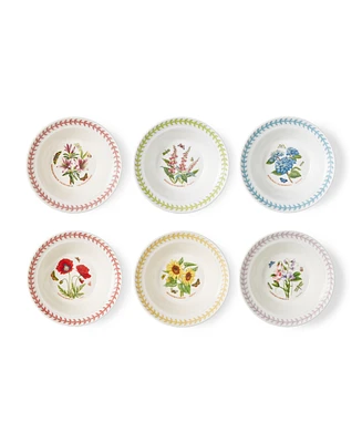 Portmeirion Botanic Garden Meadow Assorted Cereal Bowls, Set of 6