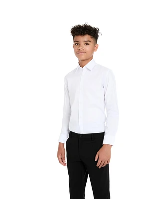 Kenneth Cole Reaction Big Boys Classic Fit Dress Shirt