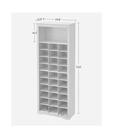 Slickblue 10-Tier Shoe Rack Organizer Space-Saving and Durable Storage Solution