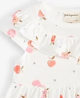 First Impressions Baby Girl Mini Apple Printed Dress, Created for Macy's