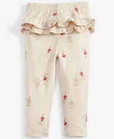 First Impressions Baby Girls Fairy-Print Ruffled-Back Pants, Created for Macy's