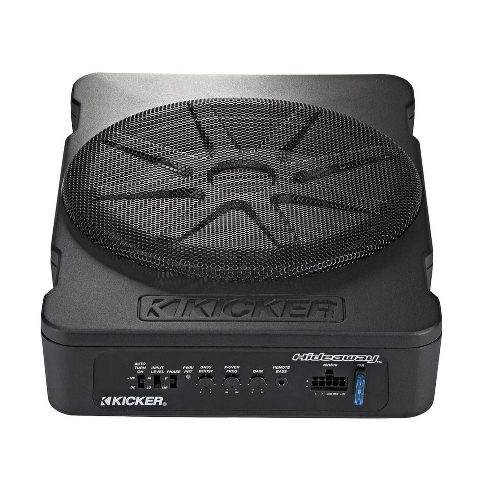 Kicker Hideaway 10" Compact Powered Subwoofer