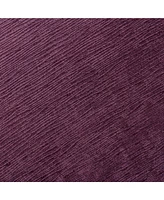 Chanasya Premium 2-Panel Classy Embossed Leaf Textured Curtains - Back Tab