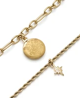 Olivia Burton Women's Ever Stacked Gold-Plated Multi-Chain Bracelet