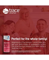 Trace Minerals Magnesium Effervescent Drink Tablets | Magnesium Carbonate | Raspberry Flavor | 150mg per Serving, 80 Tablets