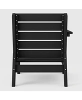 WestinTrends Outdoor Patio Hdpe Left Arm Facing Deep Seating Corner Chair