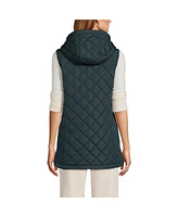 Lands' End Petite FeatherFree Insulated Hooded Vest