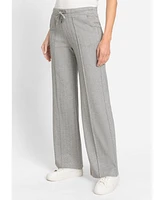 Olsen Women's Anna Fit Wide Leg Herringbone Pant