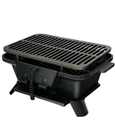 Sugift 100% Cast Iron Hibachi Grill with Grill Grate Lifter