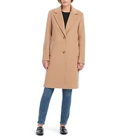 Vince Camuto Women's Single-Breasted Fitted Boyfriend Coat