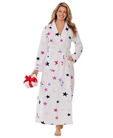 Dreams & Co. Women's Plus Plush Wrap Robe