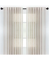 Chanasya Premium 2-Panel Soft Textured Semi Sheer Curtains for Window Living Room Bedroom Kitchen Office