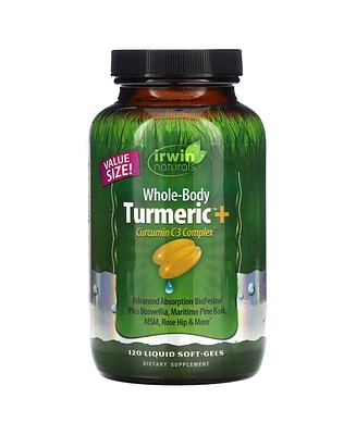 Irwin Naturals Whole-Body Turmeric + Curcumin C3 Complex - 120 Liquid Soft