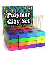 Hippie Crafter Polymer Clay Set 48 Colors