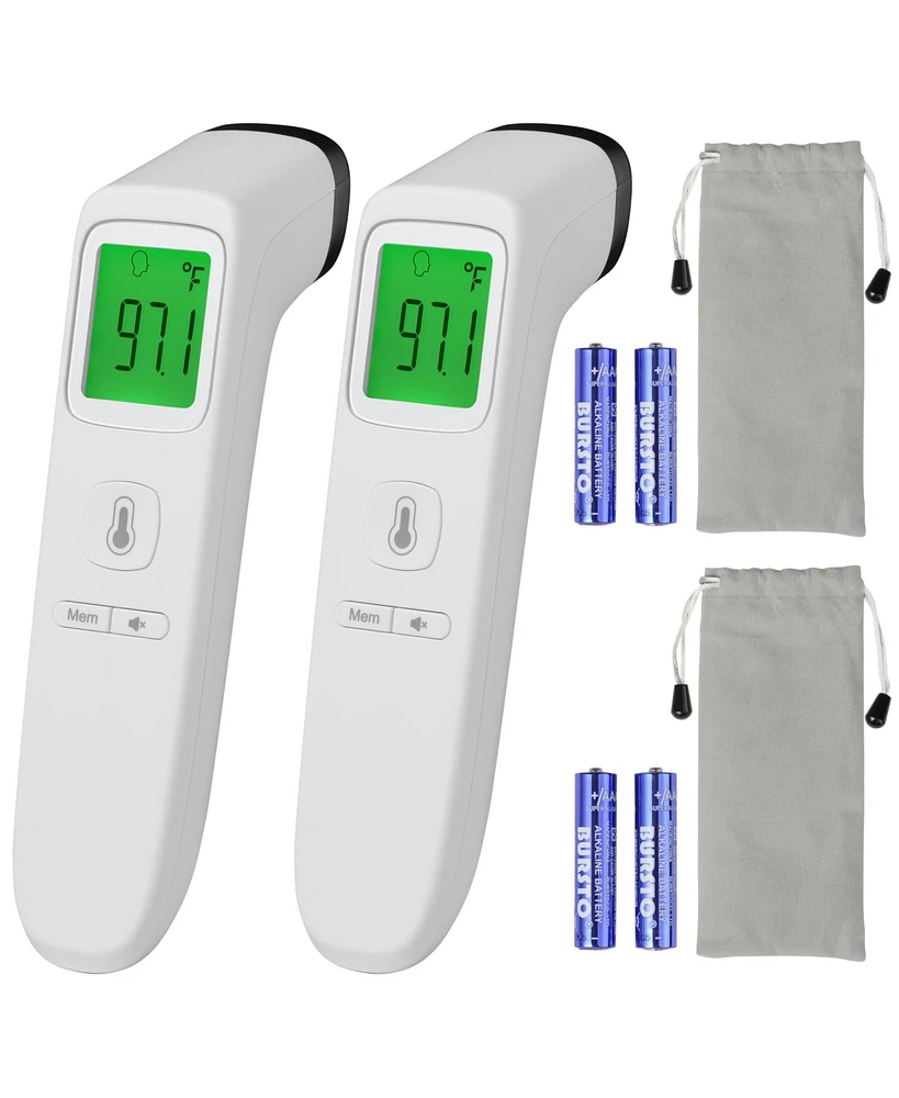 Yescom No Contact Digital Infrared Thermometer Measuring Body Memory Function Pack