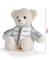 Geoffrey's Toy Box Plush Bear with Puffy Jacket