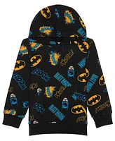 Batman Toddler and Little Boys Fleece Pullover Hoodie