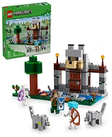 Lego Minecraft The Wolf Stronghold Fortress Playset Video Game Building Set 21261, 312 Pieces