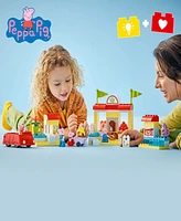 Lego Duplo Peppa Pig Supermarket Building Set for Toddlers 10434, 70 Pieces