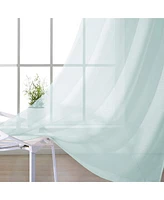 Melrose Semi Sheer Window Panel Set, 110" W x 84" L