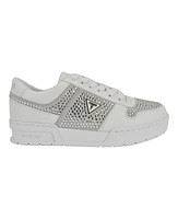 Guess Women's Cieska Triple Triangle Embellished Court Sneakers