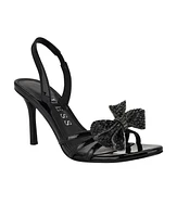 Guess Women's Merle Rhinestone Bow Embellished Slingback Pumps