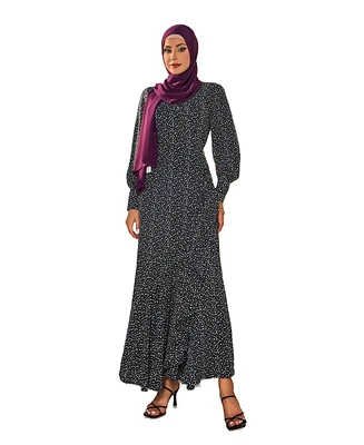 Urban Modesty Women's Floral Maxi Wrap Dress