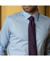Plum - Silk Grenadine Tie for Men